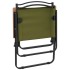 Sillas de camping 2 uds tela Oxford verde 54x55x78