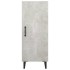 Aparador de madera contrachapada gris hormigón 34,5x34x90