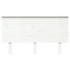 Cabecero de cama madera maciza de pino blanco 144x6x82,5