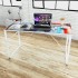 Escritorio rectangular con superficie con