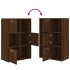 Mueble de almacenaje marrón roble 60x29,5x90