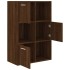 Mueble de almacenaje marrón roble 60x29,5x90