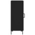 Aparador de madera contrachapada negro 34,5x34x90