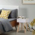 Mesitas de noche 2 uds madera maciza de pino blanco 40x30x61