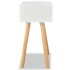 Mesitas de noche 2 uds madera maciza de pino blanco 40x30x61