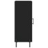 Aparador de madera contrachapada negro 34,5x34x90