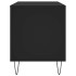 Mueble para discos madera contrachapada negro 100x38x48