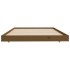 Estructura de cama madera maciza pino marrón miel 90x200