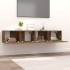 Muebles de TV 2 uds madera ingeniería color roble 80x30x30
