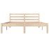 Estructura de cama doble pequeña sin colchón 120x190