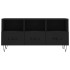 Mueble de TV madera de ingeniería negro 102x36x50