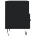 Mueble de TV madera de ingeniería negro 102x36x50