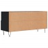 Mueble de TV madera de ingeniería negro 102x36x50