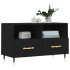 Mueble para TV madera contrachapada negro 80x36x50