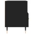 Mueble para TV madera contrachapada negro 80x36x50
