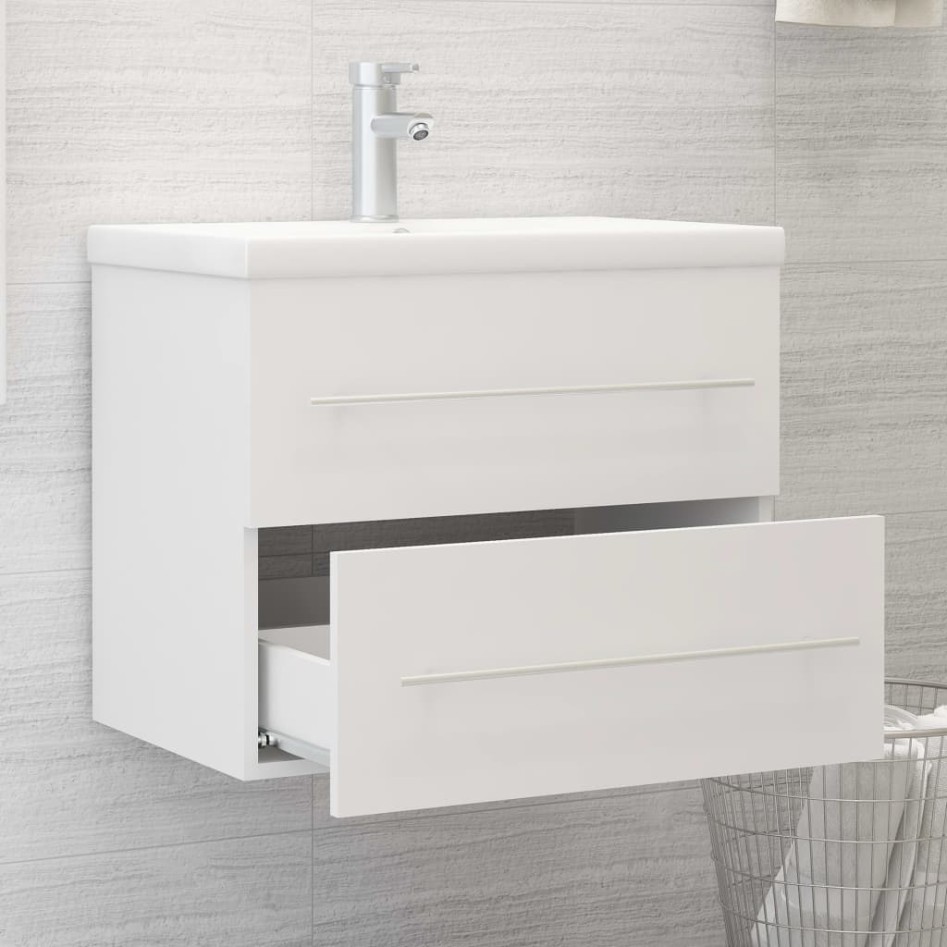 Mueble de lavabo madera de ingeniería blanco 60x38,5x48