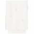 Mesita de noche madera maciza de pino blanco 60x34x51