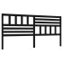 Cabecero de cama madera maciza de pino negro 206x4x100