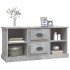 Mueble de TV madera contrachapada gris hormigón 99,5x35,5x48