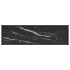 Mesa de consola negro vidrio templado 120x35x75