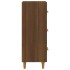 Aparador madera de ingeniería marrón roble 34,5x34x90