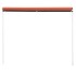 Toldo retráctil naranja y marrón 300x150