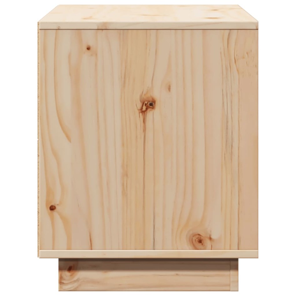 Mueble de TV de madera maciza de pino 74x35x44