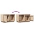 Mueble de TV de madera maciza de pino 74x35x44