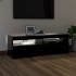 Mueble de TV con luces LED negro 120x35x40