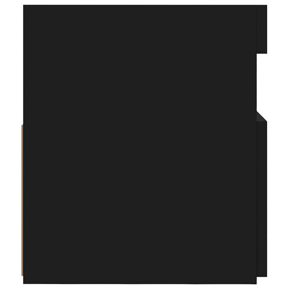 Mueble de TV con luces LED negro 120x35x40