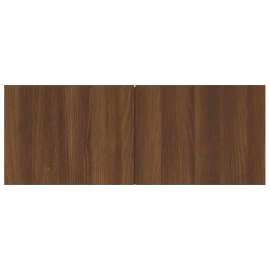 Mueble para TV madera de ingeniería marrón roble 80x30x30