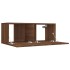 Mueble para TV madera de ingeniería marrón roble 80x30x30