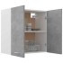 Armario colgante contrachapada gris hormigón 60x31x60