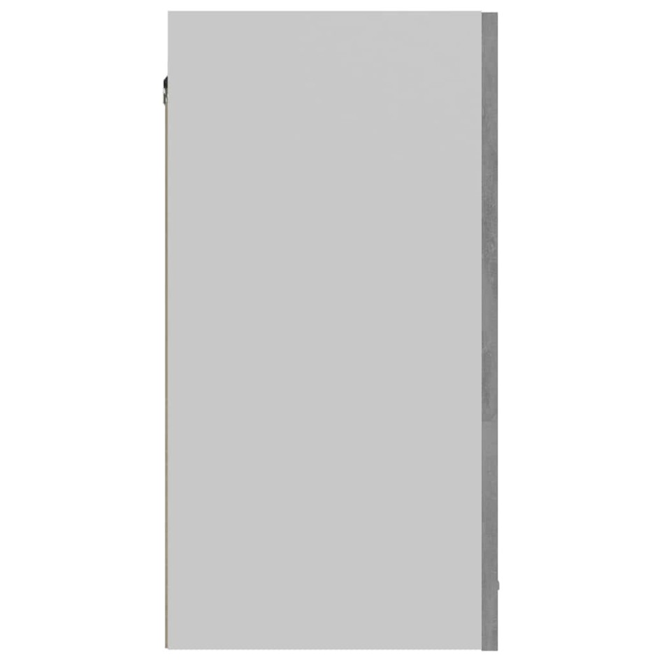 Armario colgante contrachapada gris hormigón 60x31x60