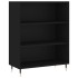 Estantería madera de ingeniería negro 69,5x32,5x90