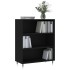 Estantería madera de ingeniería negro 69,5x32,5x90
