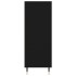 Estantería madera de ingeniería negro 69,5x32,5x90