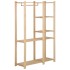 Perchero de ropa de madera maciza de pino 110x38x170
