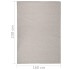 Alfombra de exterior de tejido plano gris taupe 160x230