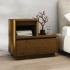 Mesitas de noche 2 uds madera de pino marrón miel 60x34x51