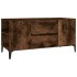 Mueble de TV madera contrachapada roble ahumado 102x44,5x50