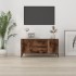 Mueble de TV madera contrachapada roble ahumado 102x44,5x50