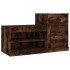 Mueble zapatero madera contrachapada roble ahumado 100x42x60