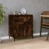 Aparador madera contrachapada color roble ahumado 60x35x70