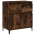 Aparador madera contrachapada color roble ahumado 60x35x70