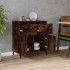 Aparador madera contrachapada color roble ahumado 60x35x70