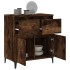 Aparador madera contrachapada color roble ahumado 60x35x70
