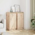 Aparador 2 uds madera maciza de pino 31,5x34x75