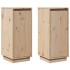 Aparador 2 uds madera maciza de pino 31,5x34x75