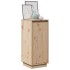 Aparador 2 uds madera maciza de pino 31,5x34x75